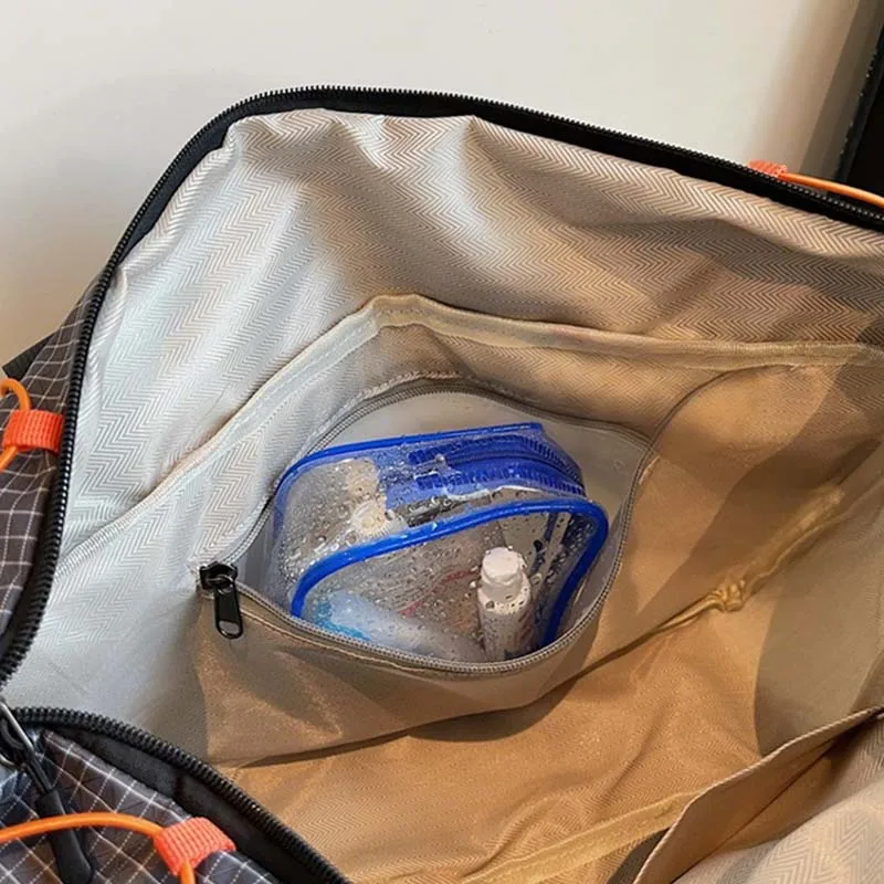 Bolsa de Yoga para gimnasio para mujer, bolso grande de viaje, equipaje de fin de semana, bolsos de hombro, bolso de mano seco y húmedo para ocio, viaje al aire libre, bolso de mano - imagen 4