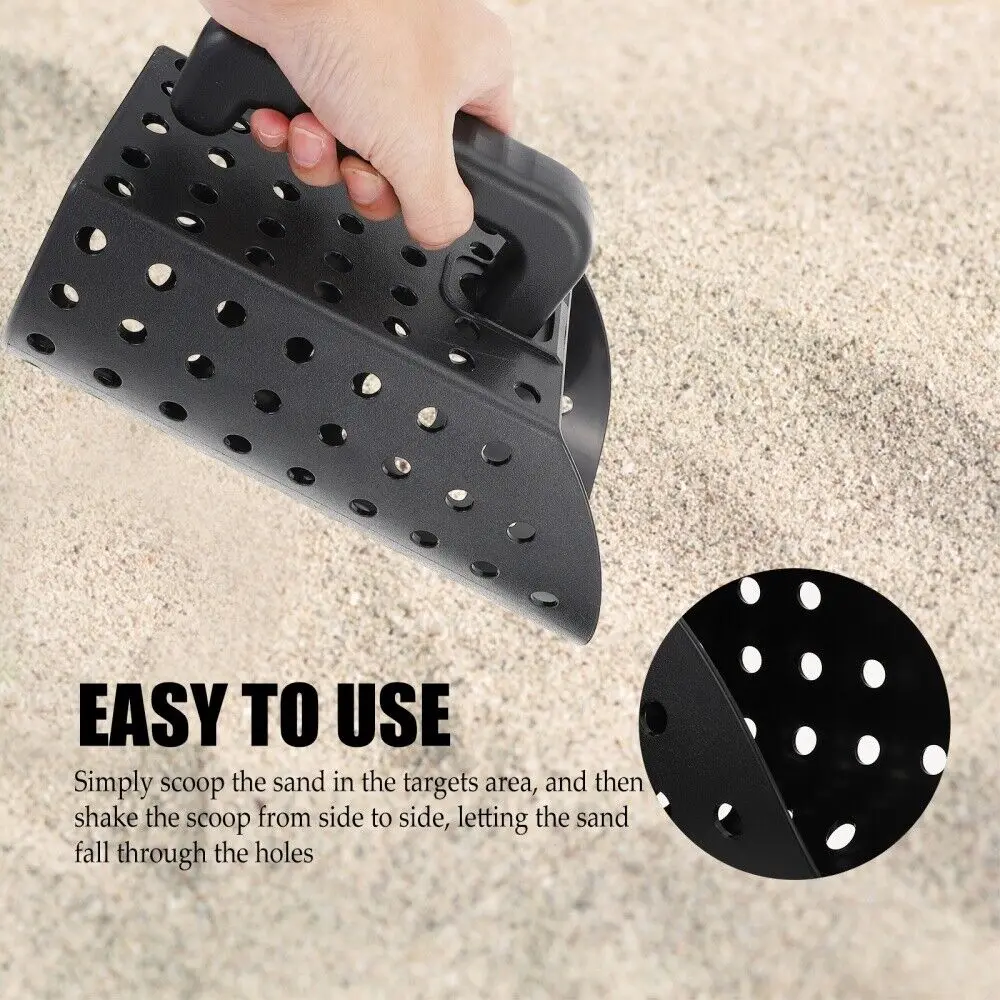 Pala de playa de plástico ABS, tamiz de arena, pala de arena, Detector de metales, juego de pala de arena para accesorios de detección de metales de playa - imagen 4