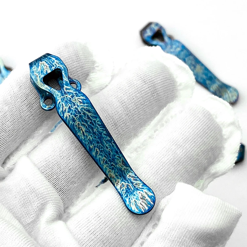 Dominator-Pinza trasera de titanio Griptilian 551, 710, mariposa de titanio 730 - imagen 3