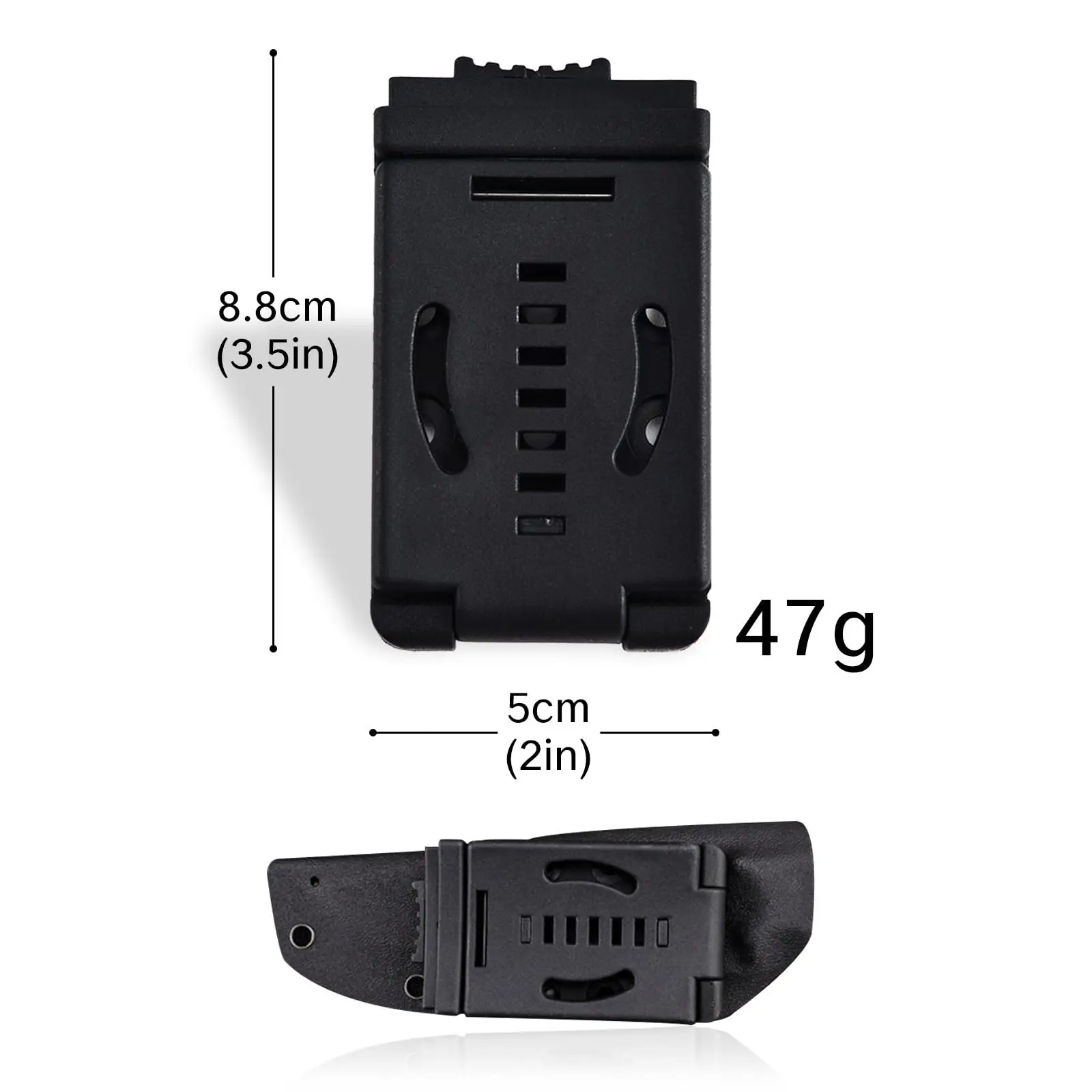 Clip para cinturón multifunción, accesorios para cuchillos, funda para pistola de caza, Clip para cinturón, adaptador de cuchillo para pistola de caza, polímero para exteriores