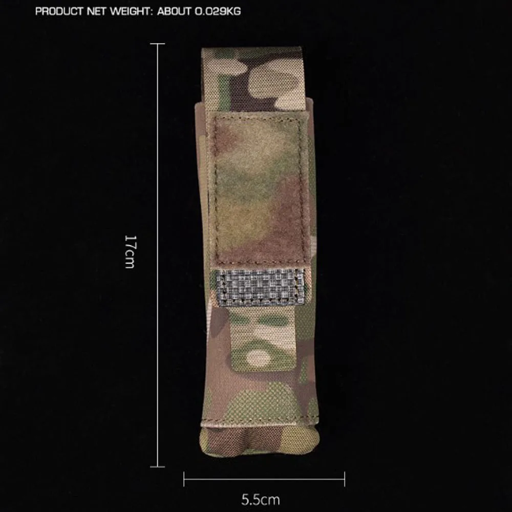 Bolsa de herramientas tácticas MOLLE para acampar al aire libre, caza, linterna, bolsa de almacenamiento, chaleco Airsoft, portador de placa, riñonera portátil - imagen 3