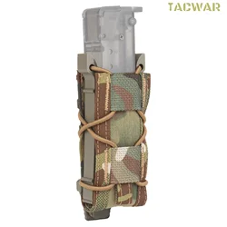 Bolsa táctica para pistola individual de 9mm, bolsa MOLLE Mag, bolsas para linterna, soporte para linterna para caza, tiro, Airsoft