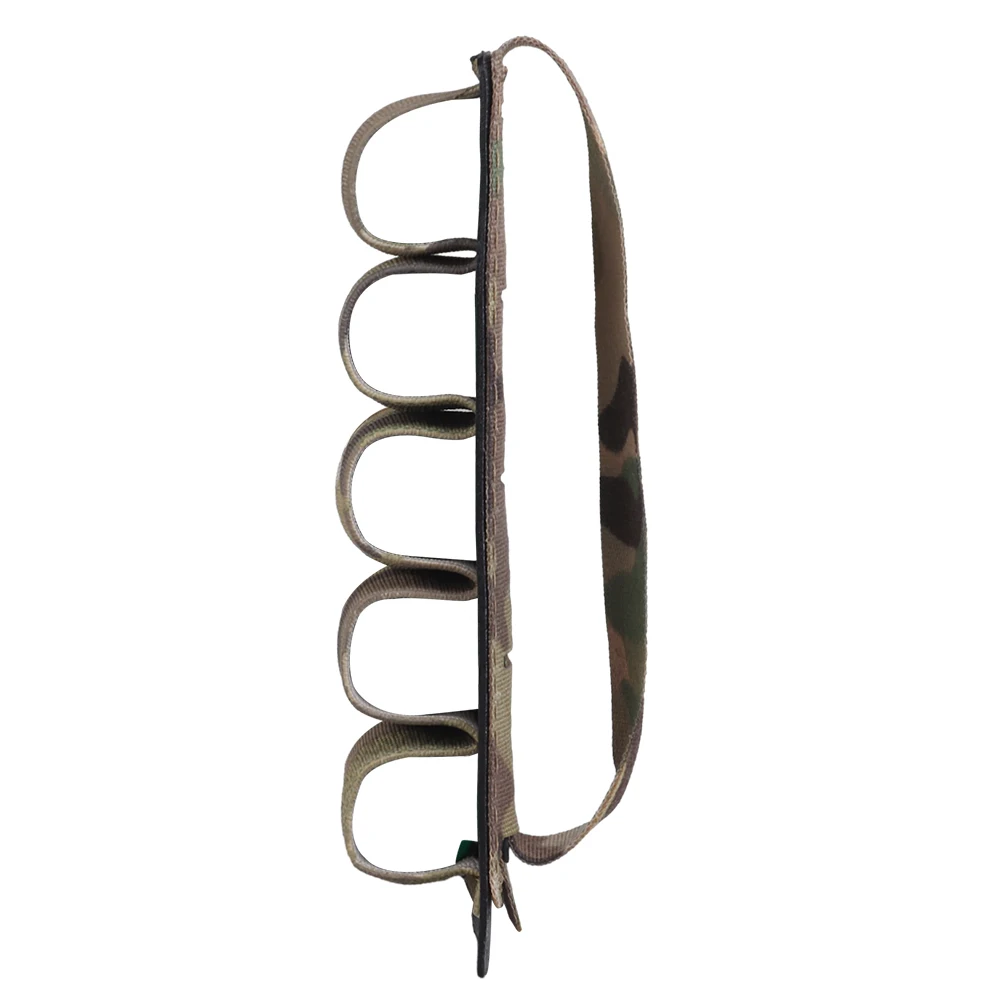 Kit de montaje de escopeta de calibre 5 y 12 redondas, correa de almacenamiento elástica para escopeta, correas MOLLE, correa de montaje de bala - imagen 3