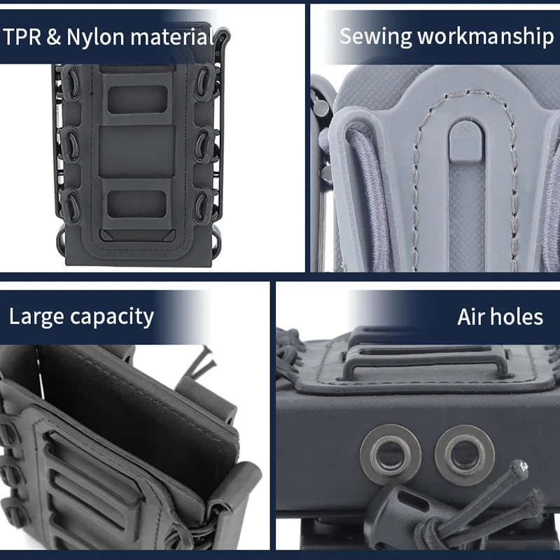 Funda táctica rápida para Airsoft, 5,56, 7,62, 5,56, 7,62mm - imagen 5