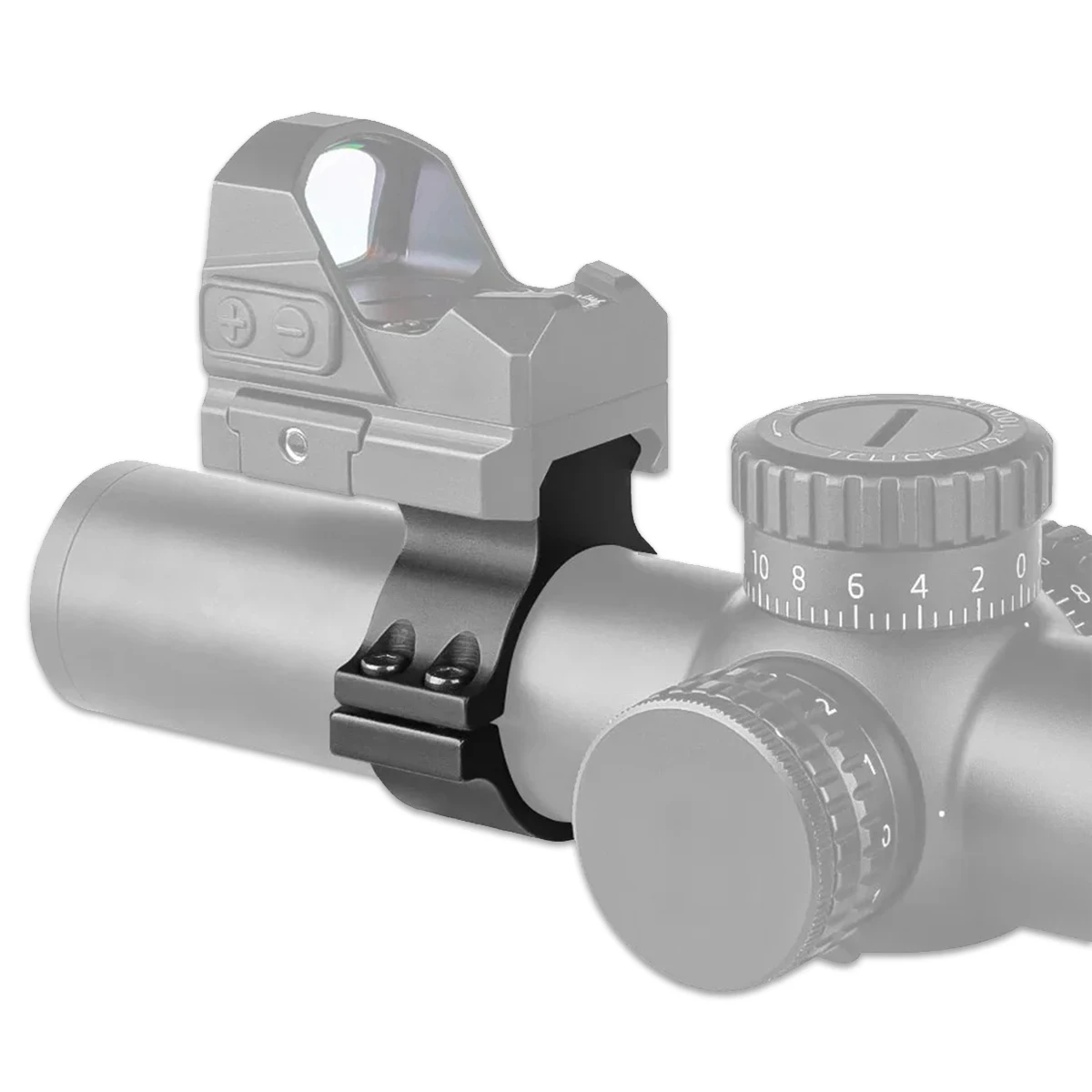 Base óptica de montaje de mira de punto rojo RM táctico, anillos de 25,4mm y 30mm, piezas de montaje de alcance, soporte para linterna para pistola de caza - imagen 2