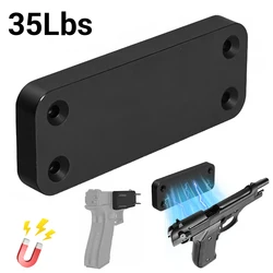 Soporte magnético para pistola con revestimiento de goma
