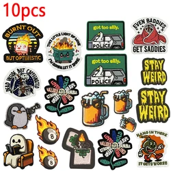 Parches bordados termoadhesivos animales dibujos animados – Ropa DIY