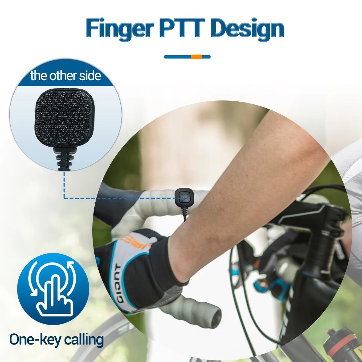 Auriculares con micrófono acústico ajustable a prueba de agua, tubo acústico táctico para Baofeng UV-9R PRO UV 9R Plus, auricular Walkie Talkie - imagen 3