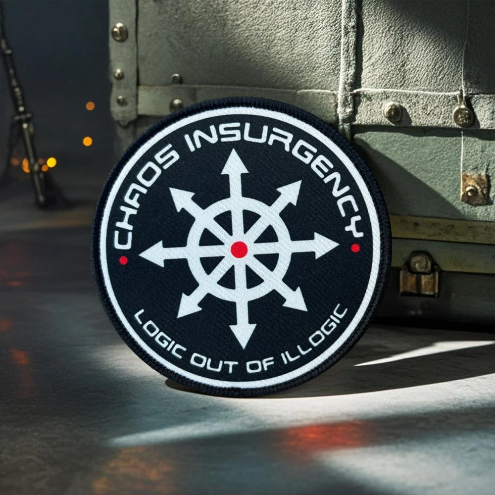 Parche táctico SCP Chaos Rebels, parches divertidos de gancho y bucle, insignia de moral, brazalete del ejército militar, pegatinas para mochila - imagen 5