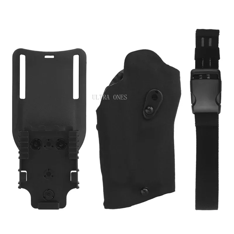 Funda táctica para pistola Airsoft, fundas para pistola de caza P320, fundas para cinturón, adaptador de montaje rápido QLS, cubierta para piernas - imagen 2
