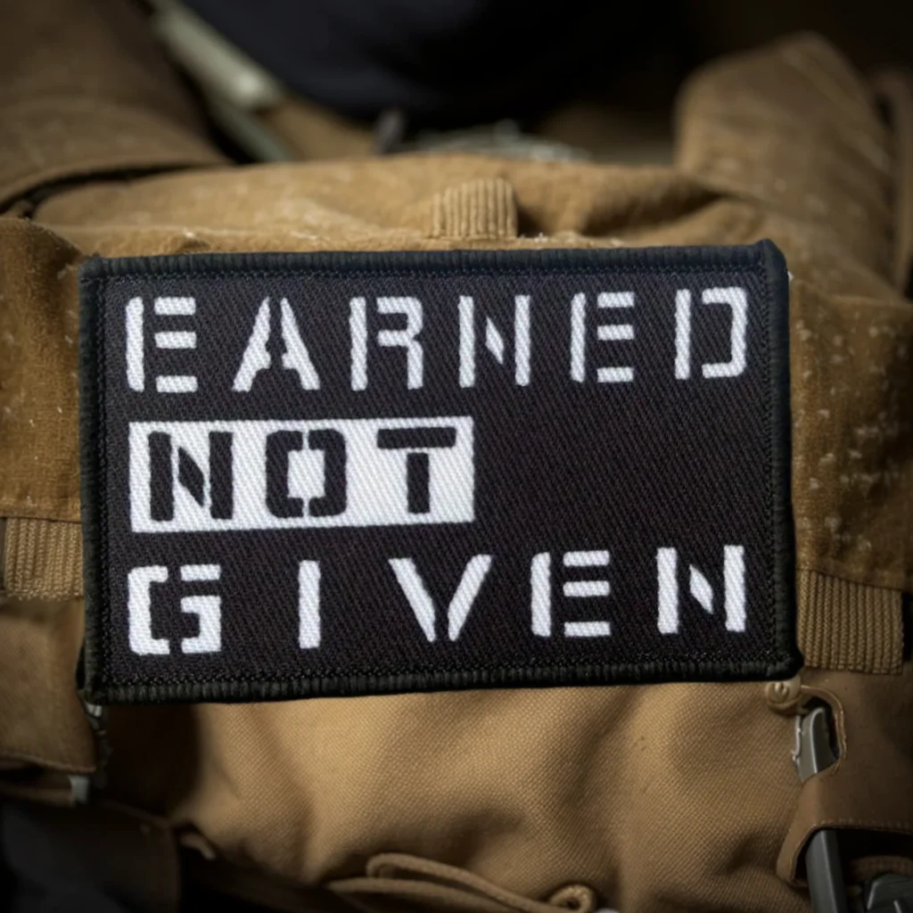 Parche táctico ganado, no dado, parche impreso con gancho y bucle, insignia de moral, parches para ropa, pegatina para mochila - imagen 3