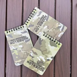 Cuaderno impermeable táctico con mapa – Outdoor cuadrado ripstop