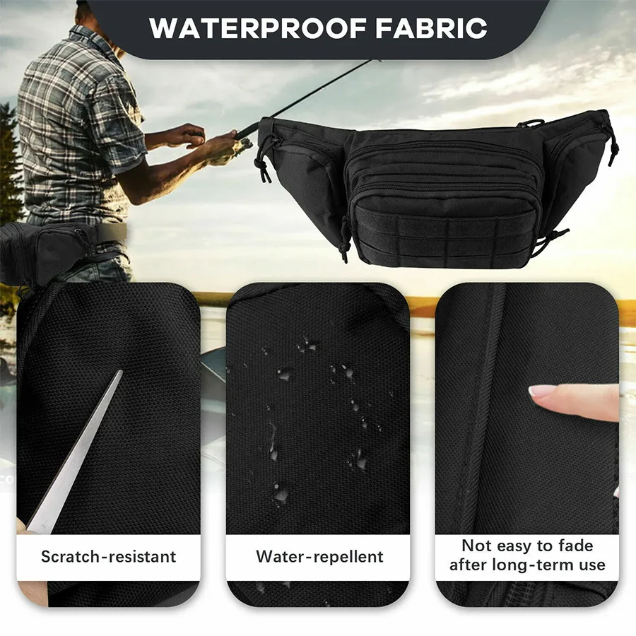 Bolsa de cintura táctica invisible multifuncional para caza y pesca - imagen 5