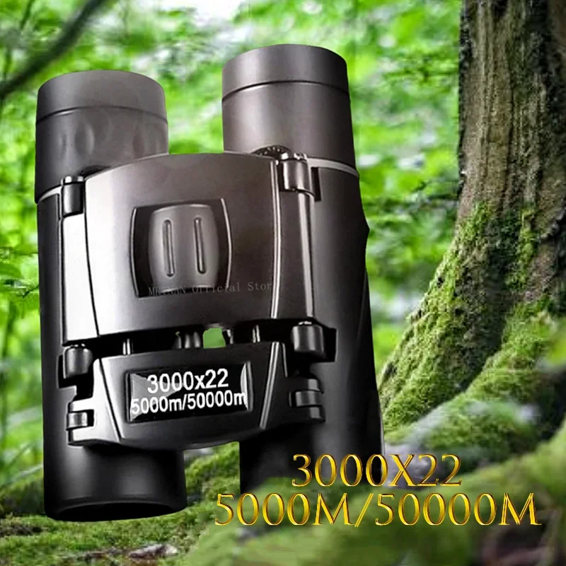 3000X22 50000m Zoom BAK4 HD binoculares potentes profesionales telescopio prismático de largo alcance Monocular portátil caza