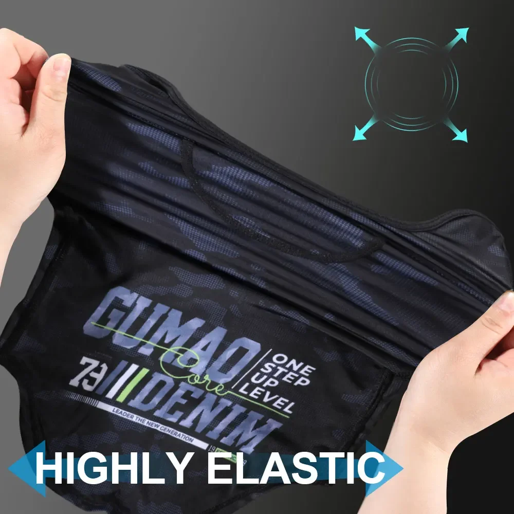 Verano ciclismo cara cubierta Traingle máscara Bandana oreja colgante a prueba de viento deportes senderismo correr bicicleta cuello polaina bufanda hombres mujeres - imagen 5