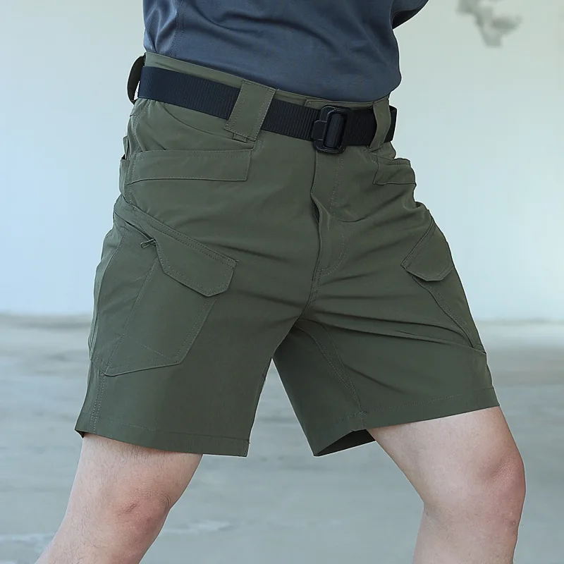 Pantalones cargo cortos tácticos impermeables hombre verano - imagen 5