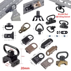Eslinga táctica QD desmontaje rápido – Montaje Picatinny M-Lok