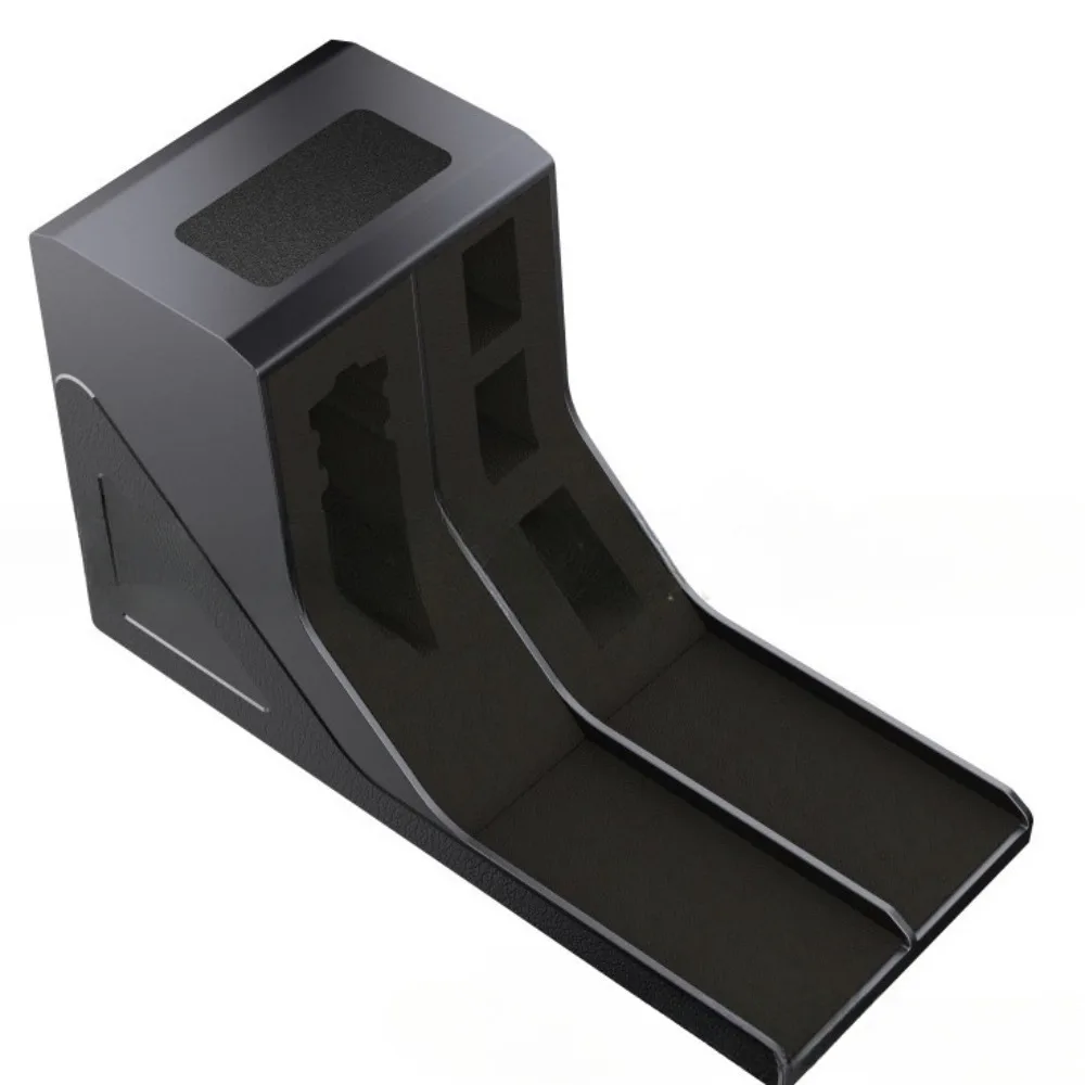 El almacenamiento de la funda protectora del soporte del estante de la pistola es resistente y conveniente para guardar accesorios de la caja de los estuches de cuero - imagen 2