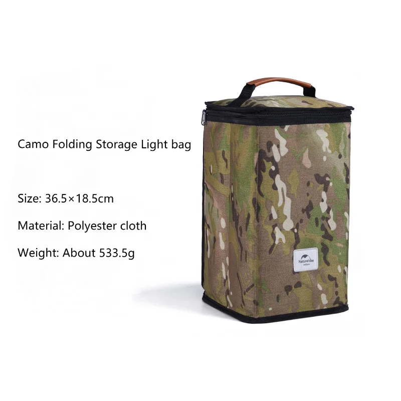 Naturehike-Paquete de luz plegable portátil para acampar al aire libre, bolsa de almacenamiento ligera, bolsa de almacenamiento equipada - imagen 2