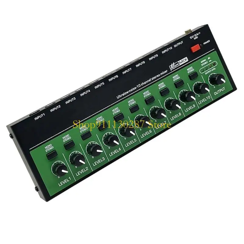mezcla mezcla sonido Dynamic 10input J1HC con sonido calidad para estudios grabación profesional estéreo - imagen 2