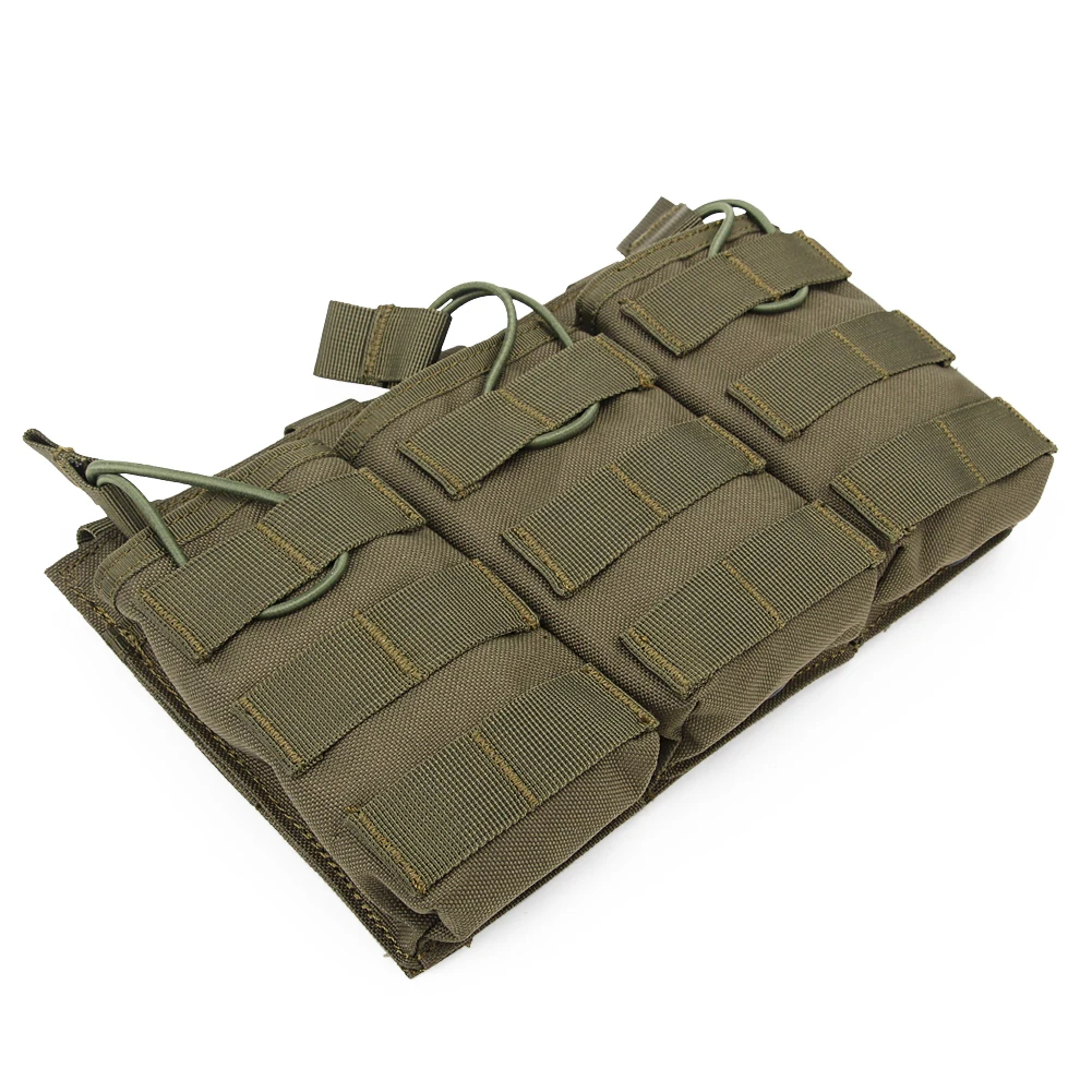 Bolsa táctica Triple, soporte de Radio Molle Mag, funda de linterna de alta resistencia, bolsa para caza y accesorios de equipo - imagen 4