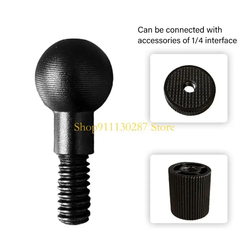 J1HC Paquete 2 convertidores cabeza esférica a rosca para accesorios cámara acción - imagen 2