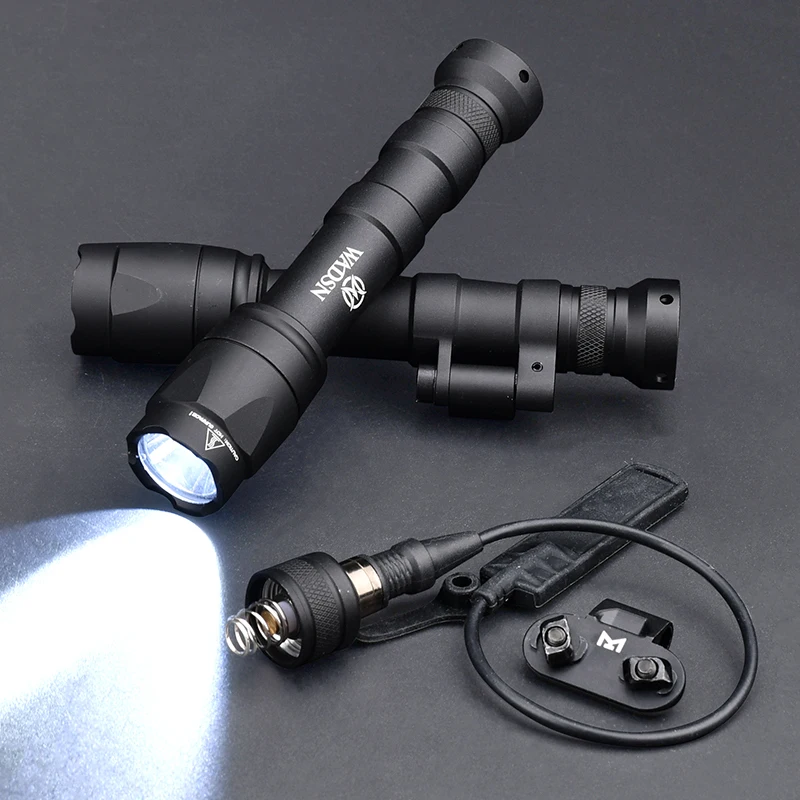 Surefir-luz de explorador táctico M640C Airsoft LED blanca, 20mm, riel Picatinny, MLOK KEYMOD, 800 lúmenes, lámpara para arma de caza, WADSN Consta - imagen 2