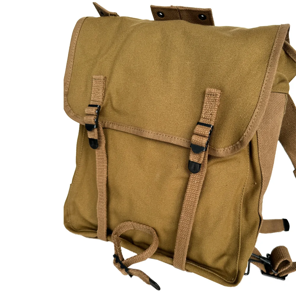 Mochila WW2 M1941, equipo de Camping, bolsa de lona, paquete de equipo de soldados americanos, bolsa M1941 para exteriores de la Segunda Guerra Mundial de EE. UU. - imagen 3