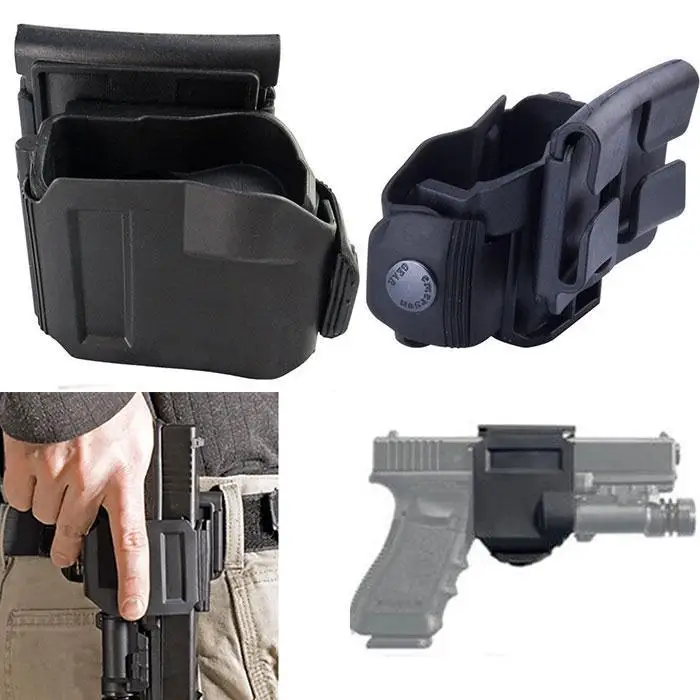 Funda de cintura para pistola GL 17 22 23, funda con Clip para pistola derecha, funda para cinturón de pistola táctica, accesorios de caza