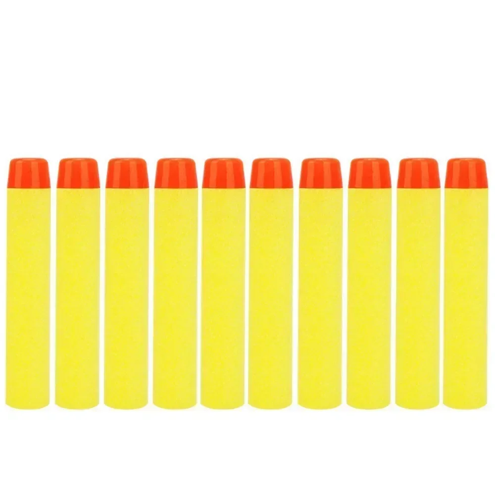 Ellow 100/1000 Uds dardos para Nerf cabeza de agujero hueco suave 7,2 cm recarga dardos pistola de juguete balas para la serie Nerf chico regalo para niños - imagen 4