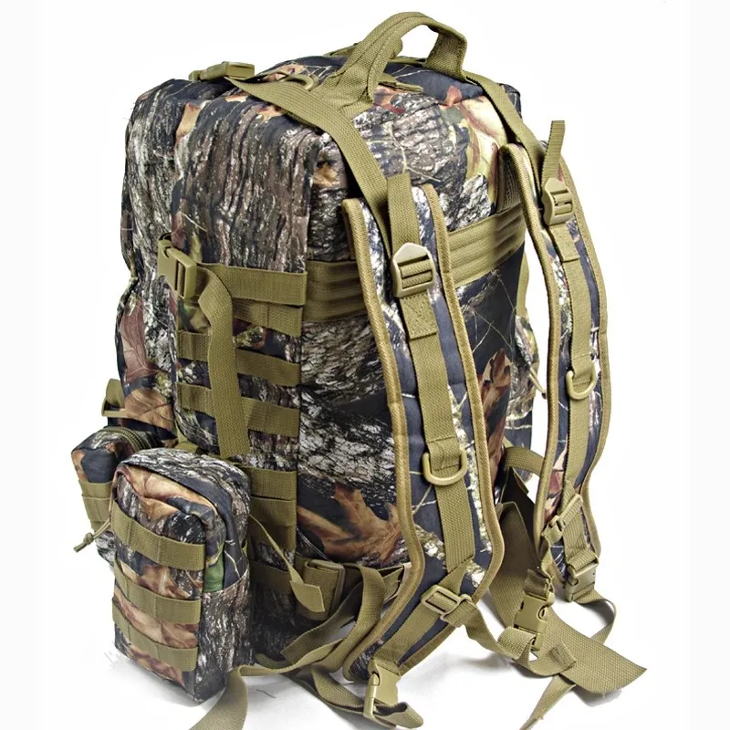 Mochila de camuflaje biónico de Hojas de arce de tamaño más grande para caza y pesca, impermeable, resistente al desgaste, para deportes al aire libre, senderismo y senderismo - imagen 5