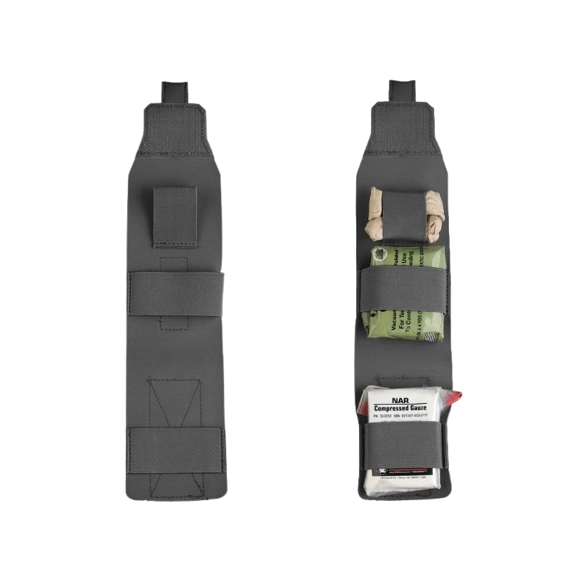 Pequeño botiquín de primeros auxilios multifuncional para senderismo al aire libre, bolsa de almacenamiento y rescate portátil simple al aire libre - imagen 4