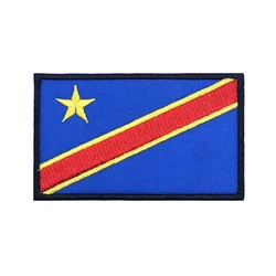 Parche bordado bandera Perú – Termoadhesivo military velcro