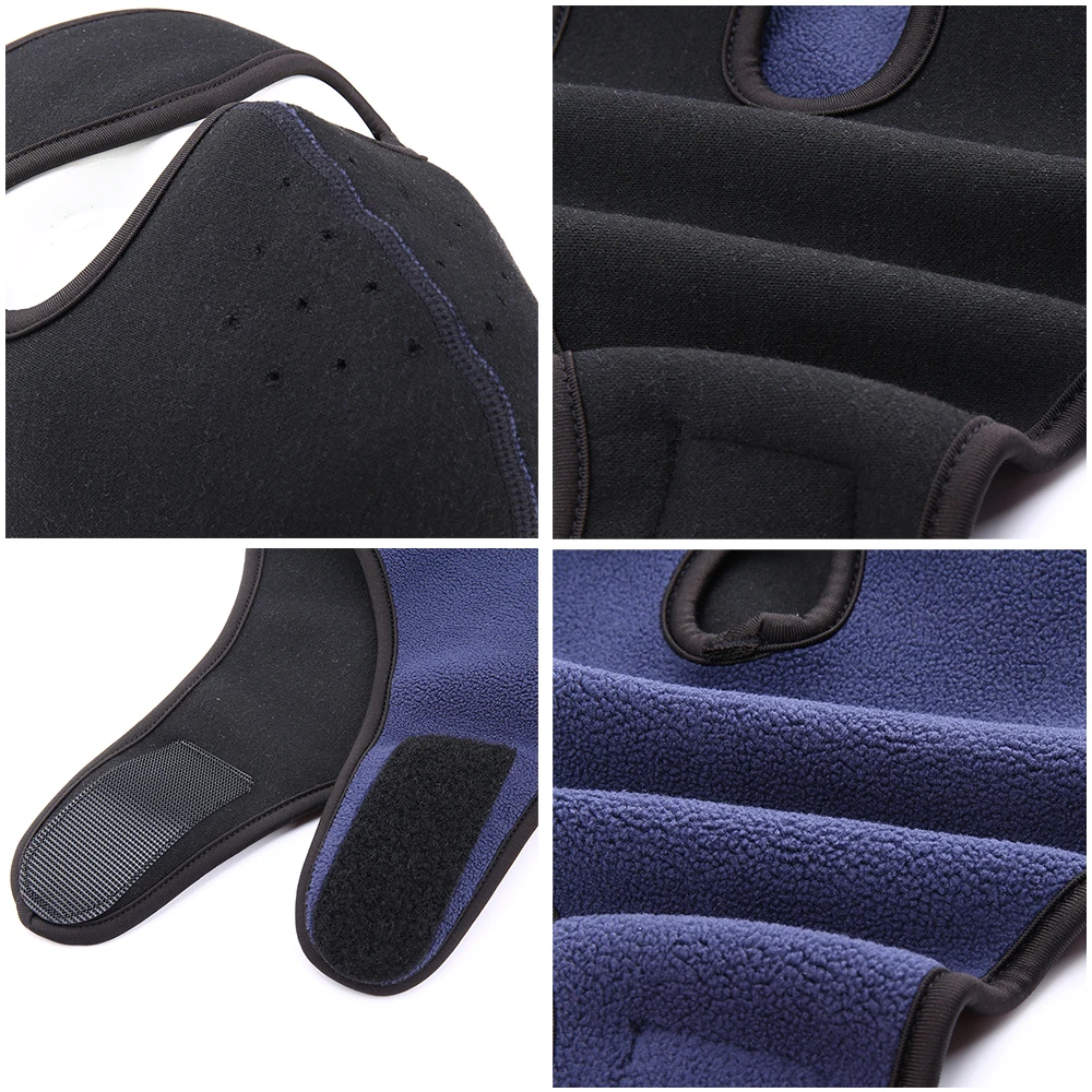 Máscara facial de ciclismo a prueba de viento, Bandana deportiva, calentador de cuello, cubierta de esquí, Snowboard, bufanda de senderismo, pasamontañas de forro polar elástico, hombres y mujeres, Invierno - imagen 4