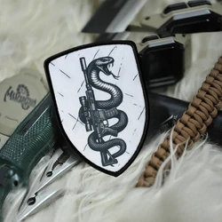 Parche táctico Sniper Chevron Morale con gancho y bucle para ropa o mochila