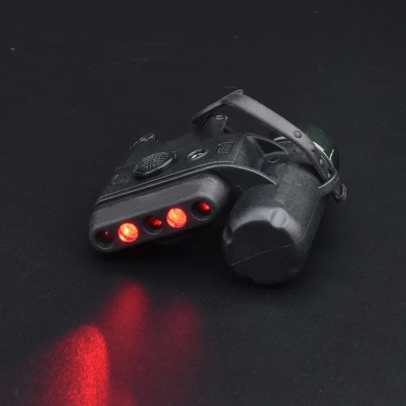 WADSN-juego de luces LED para casco táctico, linterna láser de punto rojo IR para arma, Airsoft, caza, supervivencia, Gen 3 - imagen 5