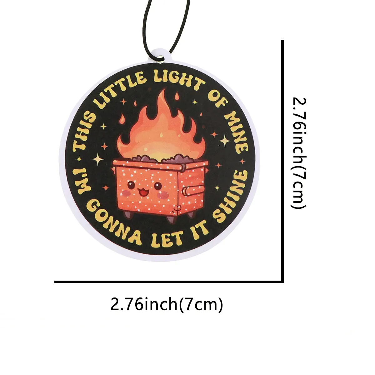 Ambientadores divertidos para coche, tabletas de aromaterapia para coche, decoraciones colgantes para espejo retrovisor, colgantes para Interior de coche - imagen 3