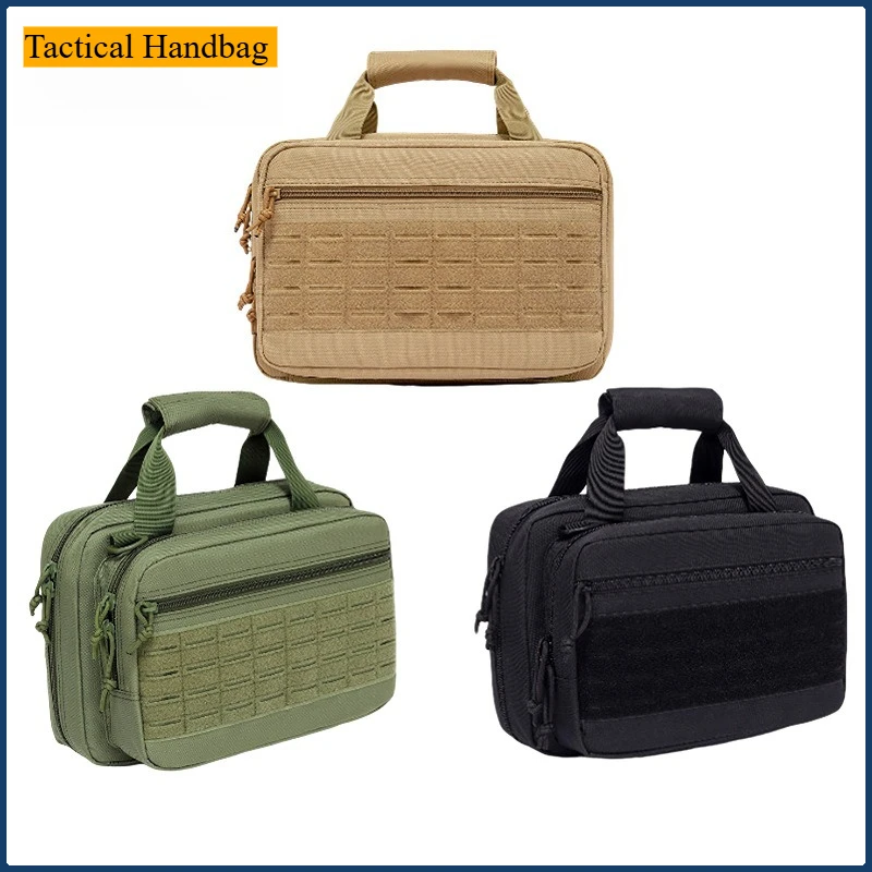 Bolsa Molle táctica para exteriores, bolso de mano Unisex resistente al desgaste de gran capacidad para senderismo, Camping y caza