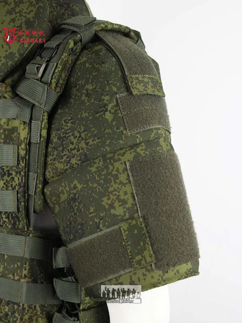 Chaleco táctico de guerrero ruso, kit de actualización de protección, protección de hombros y cuello, chaleco antibalas 6b - imagen 5