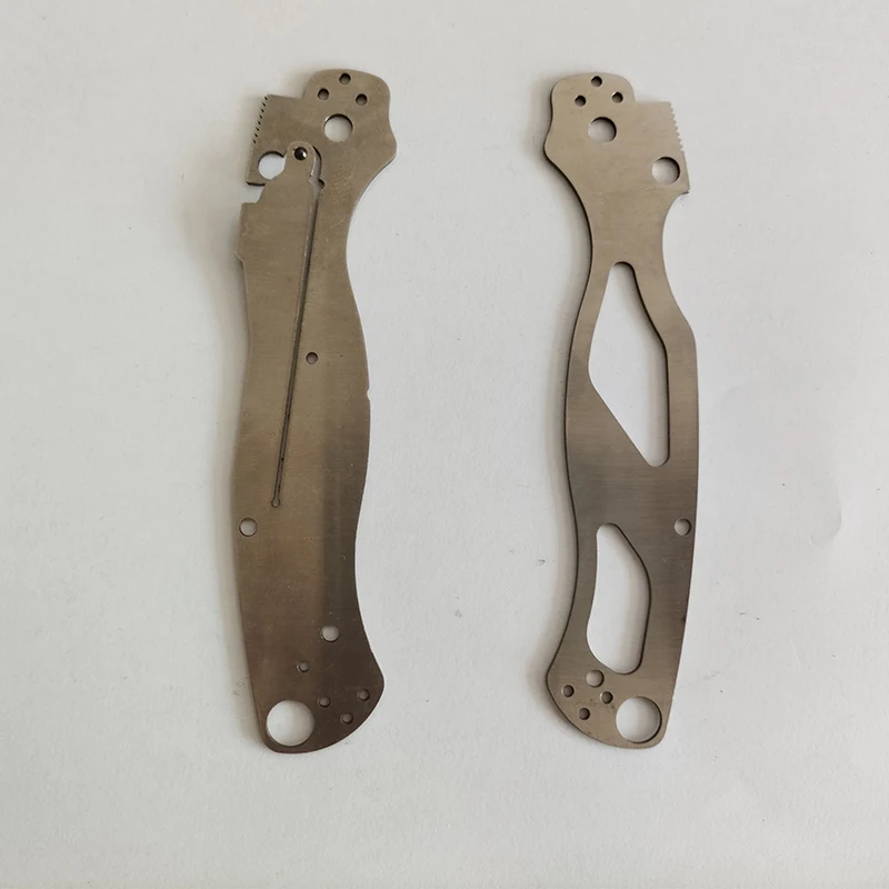 Forros para cuchillos de acero inoxidable, accesorios espaciadores de forro para Spyderco C81 genuino, Mango para cuchillos, 2 Para2, 1 par - imagen 3
