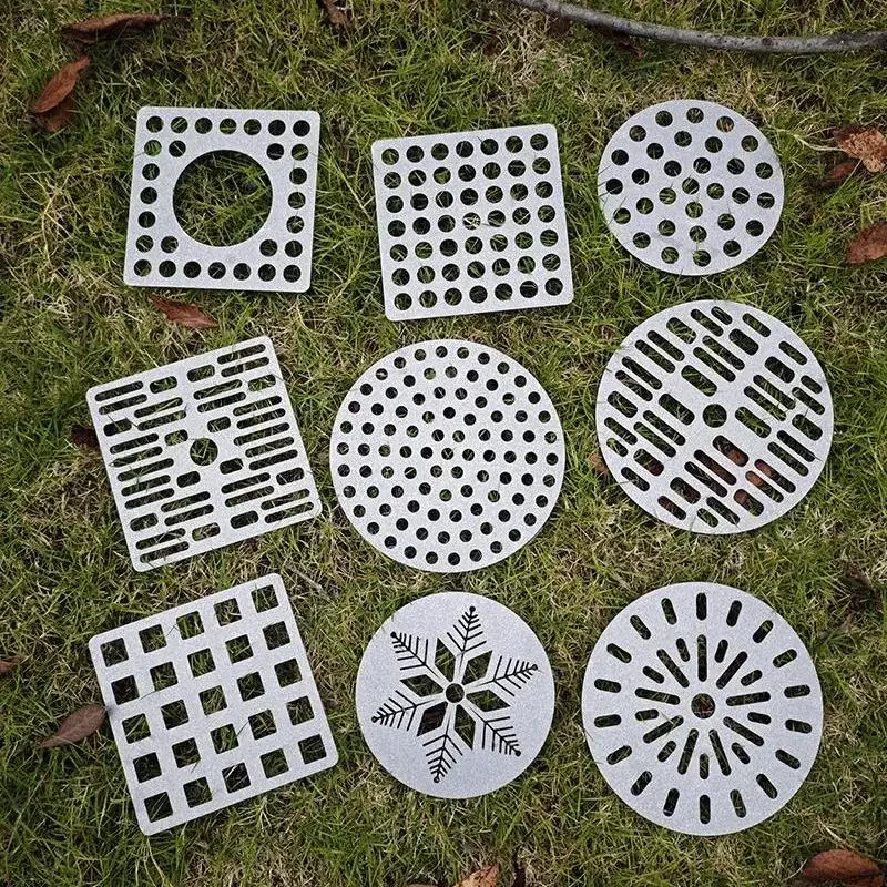 Red para parrilla de barbacoa con placa de aleación de titanio puro, se puede personalizar, cuadrado redondo, para acampar al aire libre alrededor del estufa, red para cocinar té - imagen 3