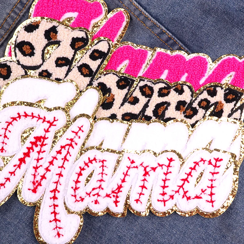 Faith-parches de chenilla bordados para ropa, letras de dibujos animados, parches para planchar, apliques, pegatina, coser, insignia, decoración, nuevo - imagen 5