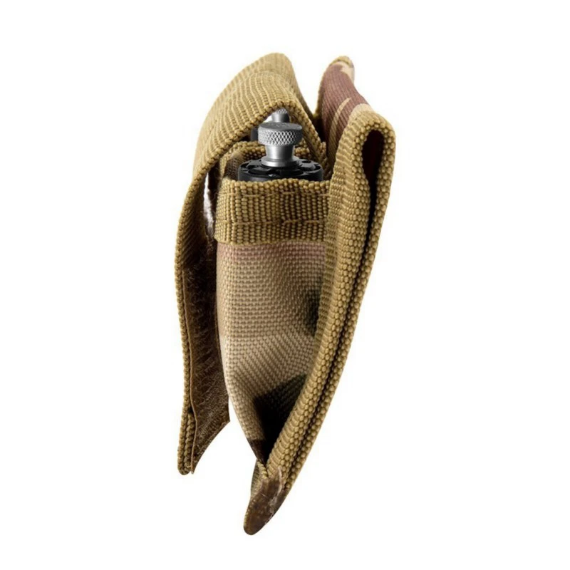 Bolsa táctica de caza para cargador de doble velocidad para revólver, bolsa de cinturón para cargador rápido, ajuste Universal, 357 .44 la mayoría de. 38 a. 45 Colt - imagen 2