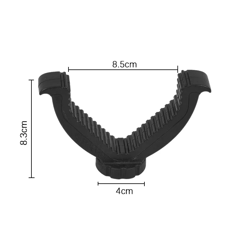 Soporte táctico para Rifle, estante de tiro, soporte superior para pistola, accesorio de rosca 1/4, yugo en V para trípode bípode, accesorios para pistola de caza - imagen 2