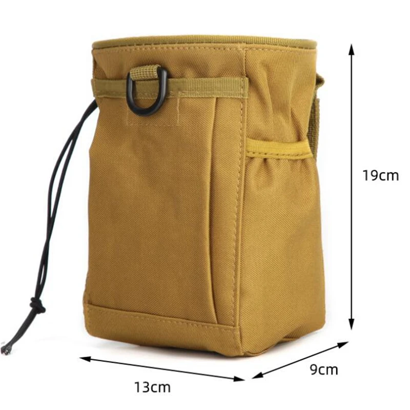 Bolsa deportiva plegable con cordón para Airsoft, accesorio táctico Molle para exteriores, riñonera Molle - imagen 2