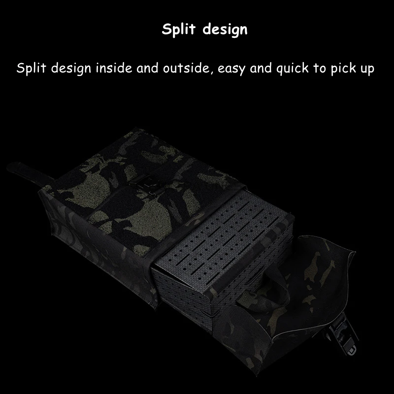 Bolsa de almacenamiento para Dron táctico al aire libre, bolsa de almacenamiento MOLLE de despliegue rápido, accesorios portadores de placa, bolsa de protección táctica - imagen 5