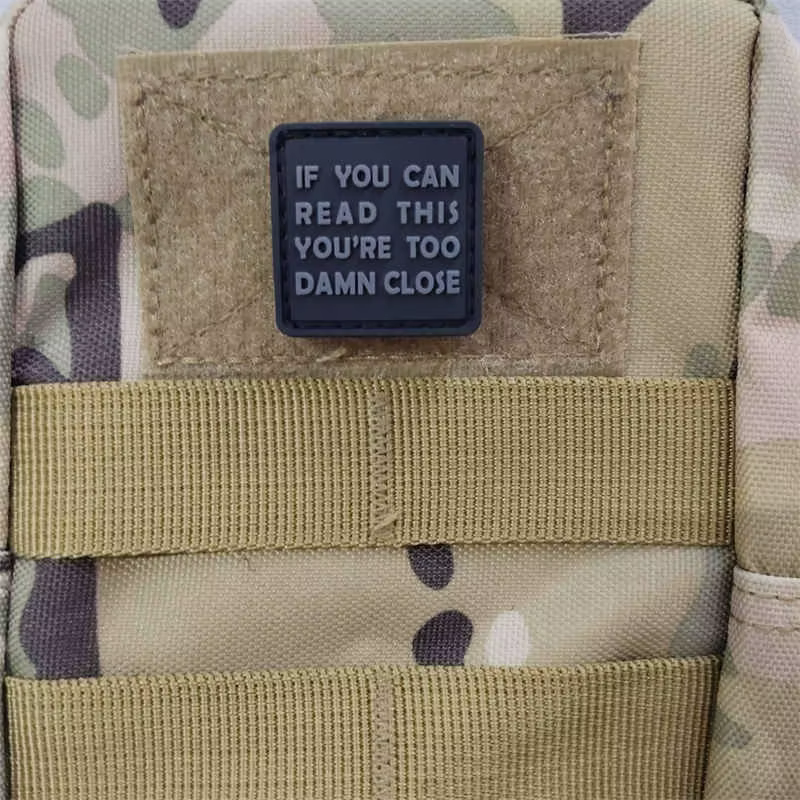 Parche moral If You Can Read para chaleco táctico – Velcro