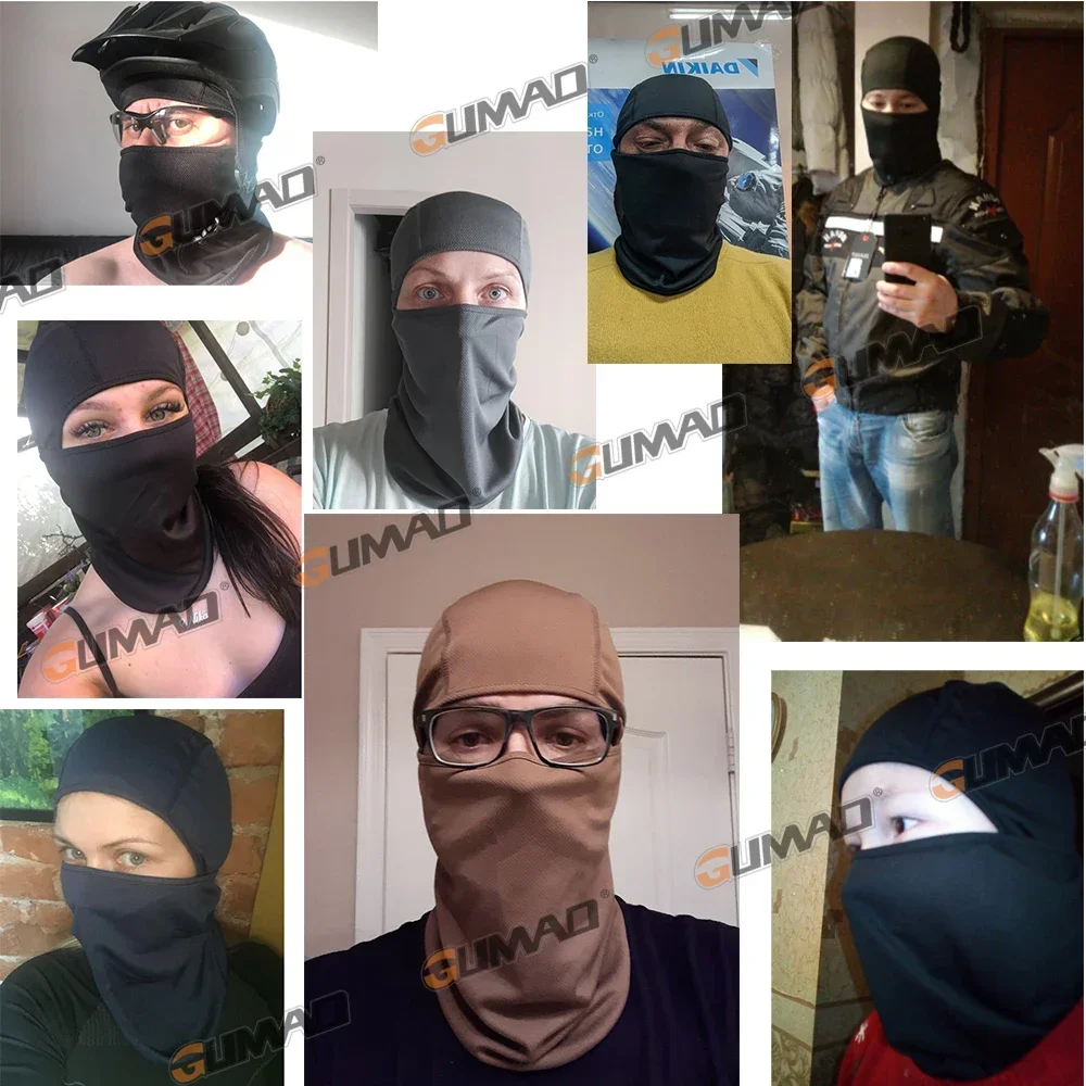 Máscara táctica Airsoft pasamontañas de cara completa Paintball ciclismo bicicleta senderismo bufanda pesca Snowboard máscaras de esquí capucha sombrero hombres mujeres - imagen 3