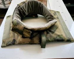 Collarín balístico IIIA protección cuello y garganta camuflaje yermo