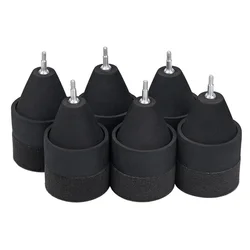 Toparchery 6/12/24 Uds cabeza de flecha de esponja suave punta de flecha de tiro con arco práctica de juegos puntas anchas para suministros de tiro al aire libre